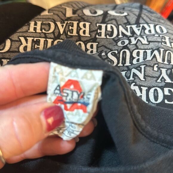 LYNYRD SKYNYRD ZZ Top Rebels and Bandoleros 2011 Tour Band T shirt Alstyle XL - Picture 5 of 7